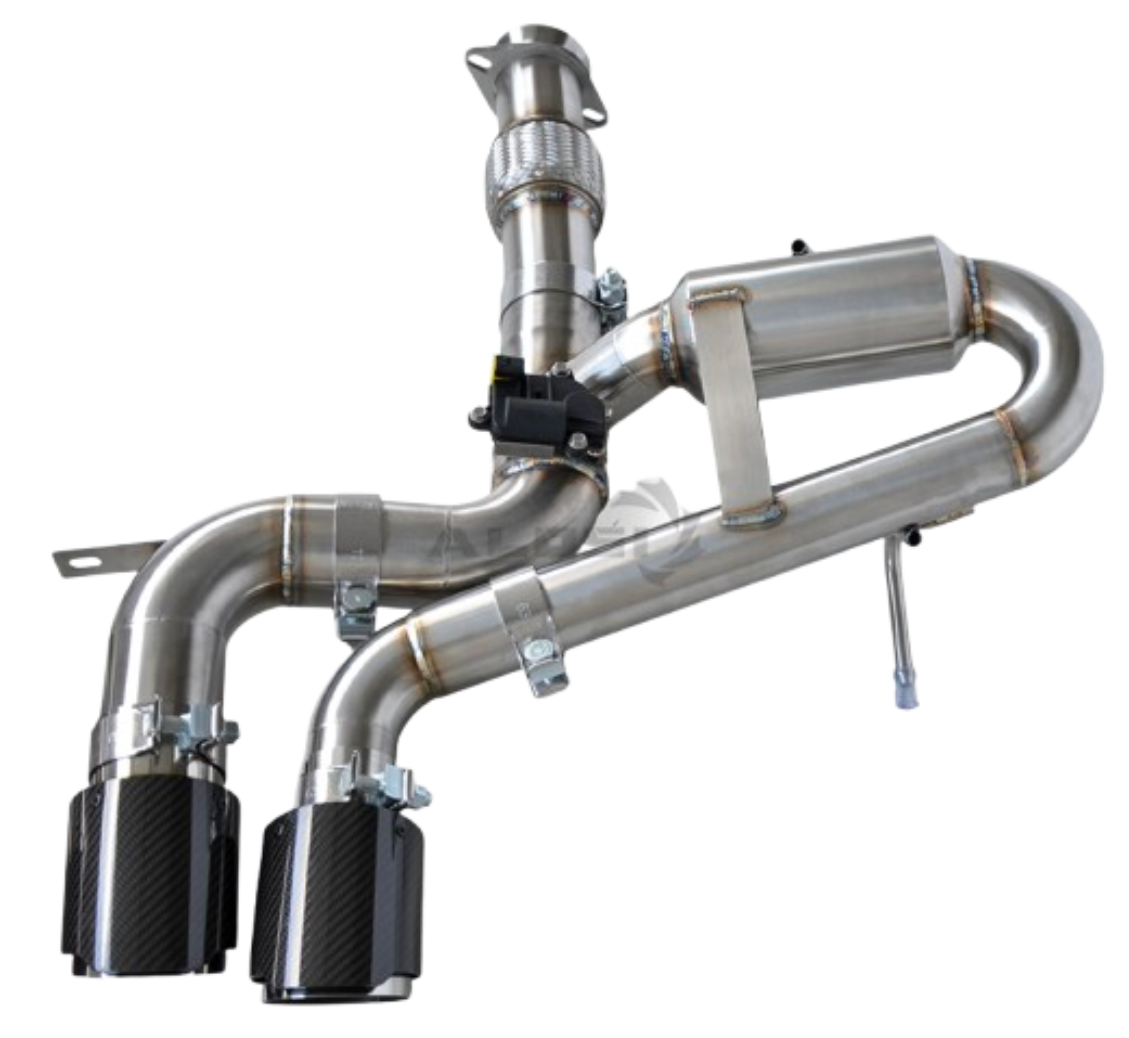 Kingman Speed® Chevrolet Corvette C8 6.2L 304SS Cat-Back Exhaust with Quad 4" OD Tips