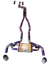 Toyota GR Supra A90 3.0L B58B30 Purple Titanium Cat-Back Exhaust 