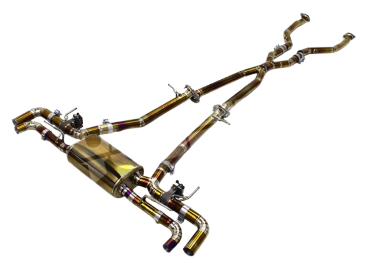 18-26 Lexus LC500 5.0L 2UR-GSE URZ100 Gold Titanium Cat Back Exhaust
