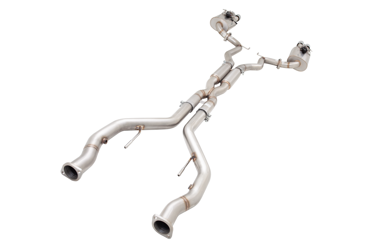 XForce Chevrolet PPV Caprice V8 304SS 3" Varex Valved Cat-Back Exhaust wiith Quad 4" OD Tips