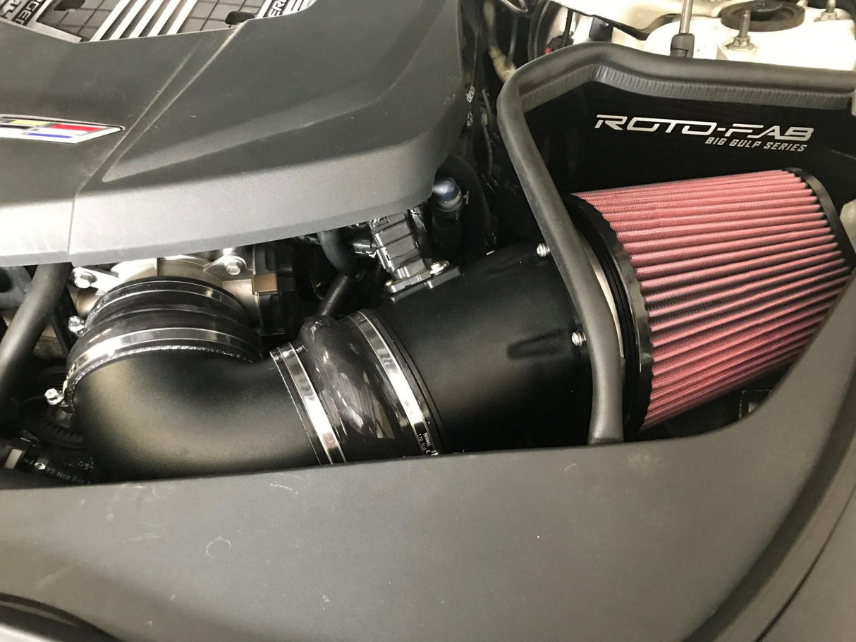 Roto-Fab® (16-19) Cadillac CTS-V 6.2L BIG GULP Cold Air Intake System with Oiled Filter