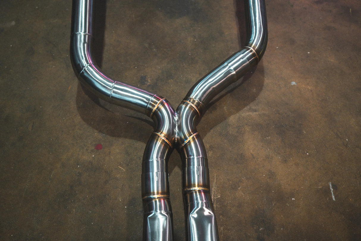 Valvetronic Designs® Alpina B8/BMW M850i G16 Valved Sport Cat-Back Exhaust with 4" OD Tips