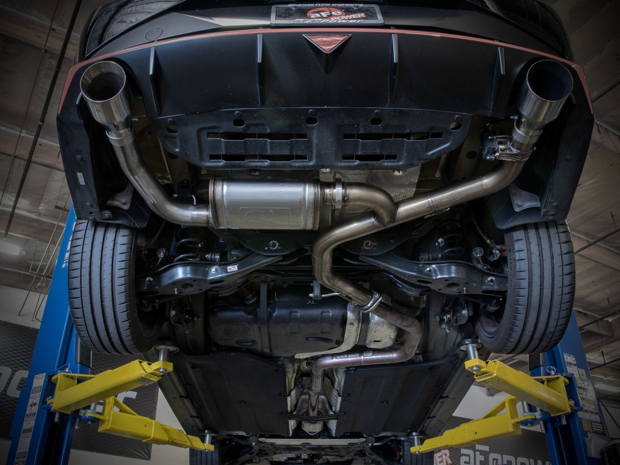 Takeda® (22-24) Hyundai Elantra N 3" 304SS Axle-Back Exhaust with 5" OD Tips