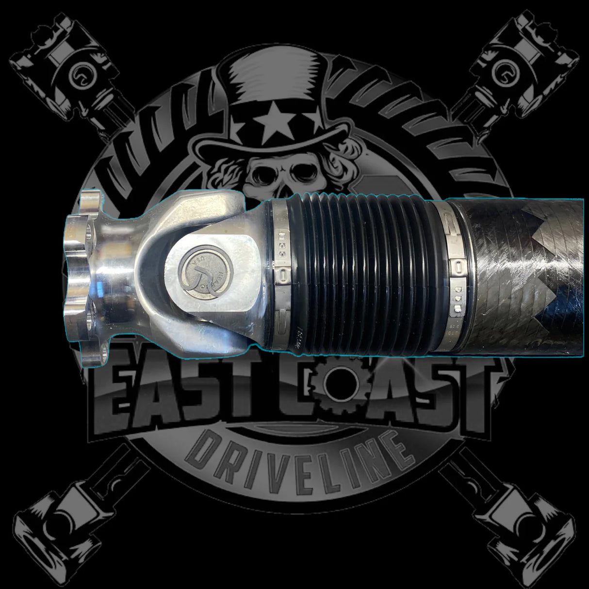 East Coast Driveline® (15-23) Charger SRT Hellcat 1-Piece Carbon Fiber Driveshaft