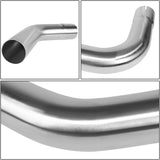 Kingman Speed® Universal Stainless Steel DIY Custom Exhaust Tubing Straight & U-Bend Kit