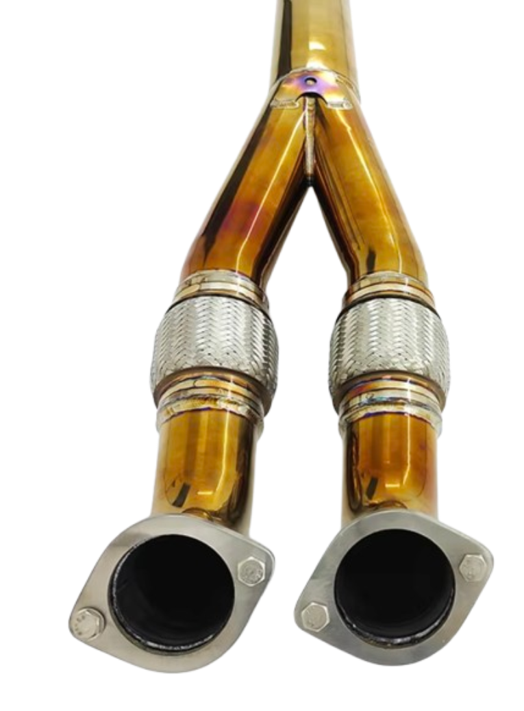 09-24 Nissan GT-R R35 VR38DETT Titanium Catless Exhaust Mid-Pipe