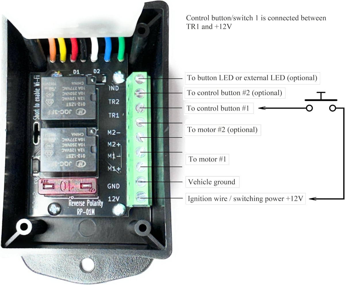 Universal Exhaust Cutout One-Touch Button Controller Box Module