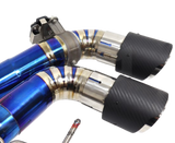 19-25 BMW M8 F91/F92/F93 4.4L S63B44 Titanium Cat-Back Exhaust 