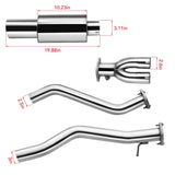 (09-20) Nissan 370Z 3.7L VQ37VHR Cat-Back Exhaust with 4" OD Tip