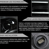 15-23 Dodge Charger Head Lights with Dual Beam Lens (Halogen)