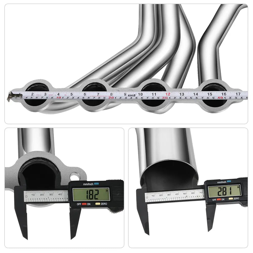 Flashark® (98-02) Camaro/Firebird LS1 1-7/8" Long Tube Headers with Catless Y-Pipe