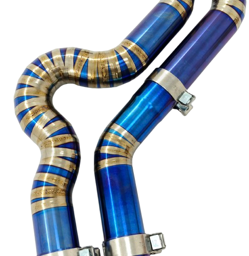 BMW M2/M3/M4 G80/G82/G87 Titanium Catless Exhaust Mid-Pipes