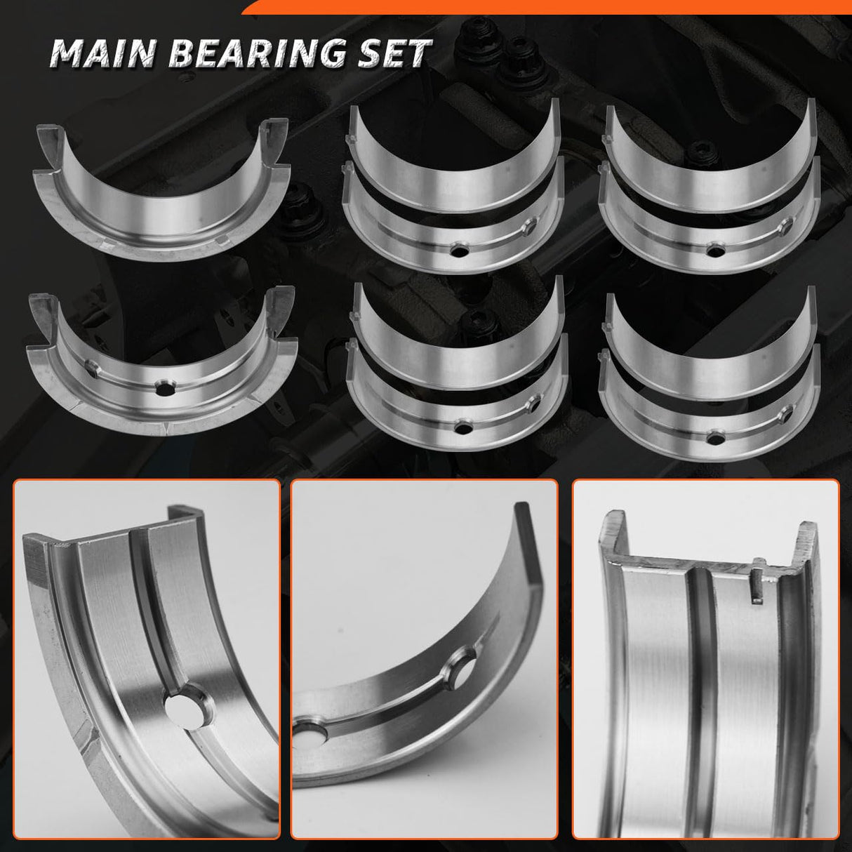 MS2199P/CB663P  GM LS1/LS2/LS3/LS6/LS7 Main/Connecting Bearing