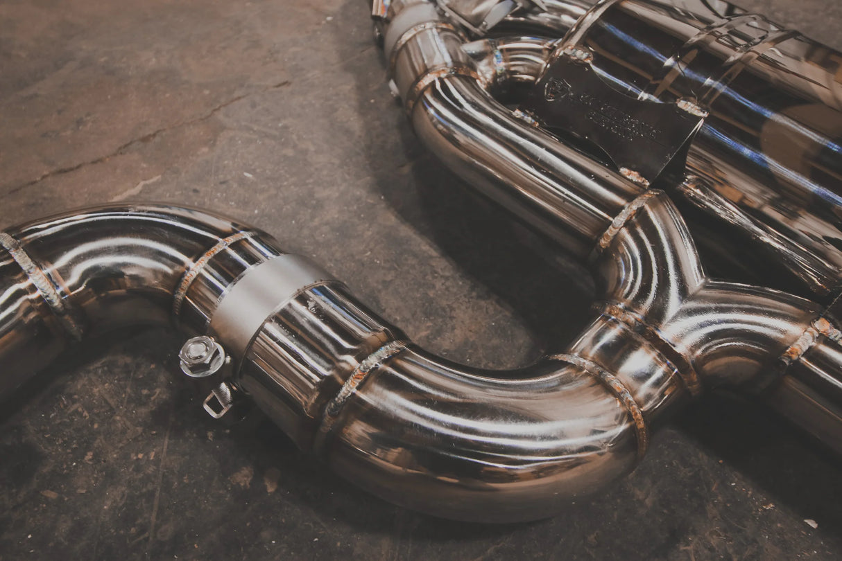 Valvetronic Designs® Audi TTRS MK3 Valved Sport Titanium Cat-Exhaust with 5" OD Tips