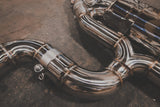 Valvetronic Designs® Audi TTRS MK3 Valved Sport Titanium Cat-Exhaust with 5" OD Tips