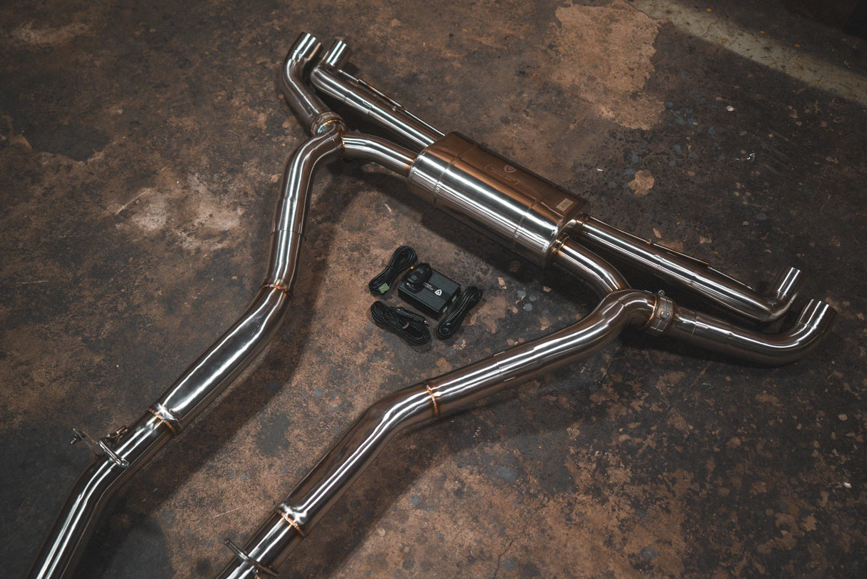 Valvetronic Designs® BMW Alpina XB7/X7 M50i/M60i Valved Sport 304SS Cat-Back Exhaust with 4" OD Tips