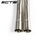 CTS Turbo® (17-24) Audi S4 B9 304SS 3" Exhaust Resonator Delete Pipes