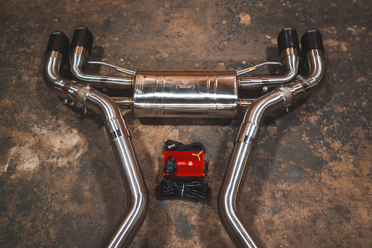 Valvetronic Designs® BMW M340i/M440i G20/G22 Valved Sport Cat-Back Exhaust with 4" OD Tips