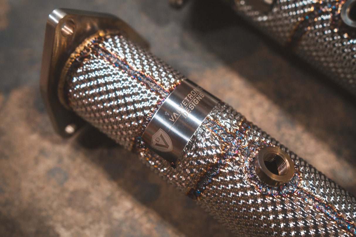 Valvetronic Designs® Corvette C8 Z06 Titanium Valved Sport Cat-Back Exhaust with 4" OD Tips
