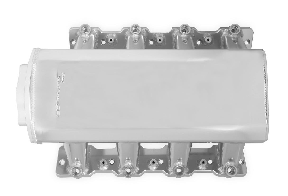 Holley® #820042-1 GM LS1/LS2/LS6 Hi-Ram Sheet Metal Fabricated Intake Manifold for 102mm Throttle Body