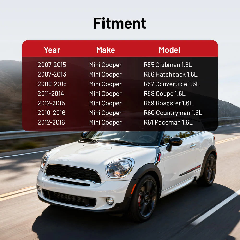 (07-16) Mini Cooper R55-R61 1.6L 2.5" Catless Down Pipe Kit

