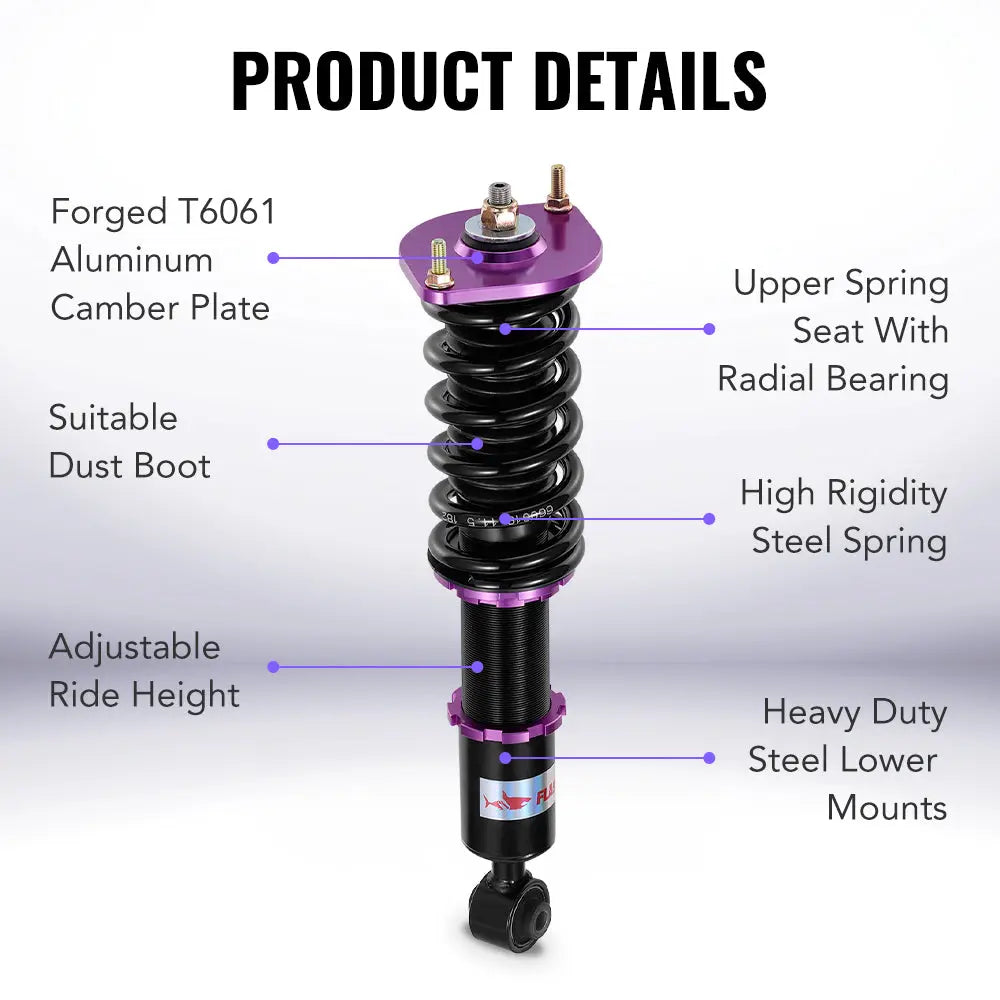 (89-05) Mazda MX-5 Miata NA/NB Adjustable Coilover Kit