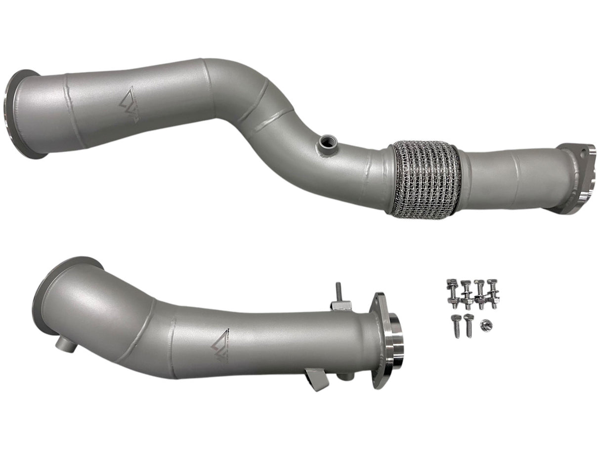 Mastery of Art & Design BMW M2C/M3/M4 G8x S58B30 304SS 3" Catless Downpipes