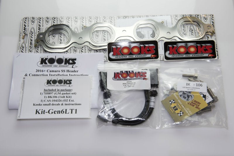 Kooks Headers (16-24) Camaro SS/ZL1 304SS 2" Long Tube Headers