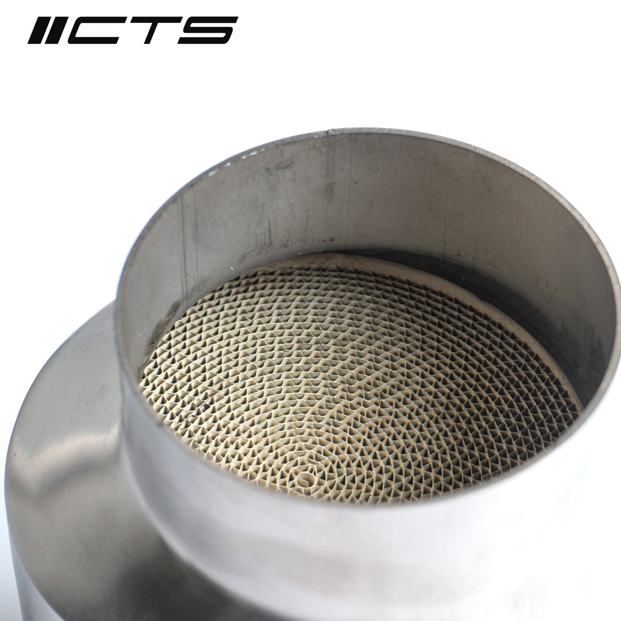 CTS Turbo® (15+) Audi RS3/TT RS 2.5L 304SS 3.5" 200 Cell High-Flow Catted Down Pipe