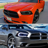 Dodge Charger Head Light LED DRL Switchback Sequential Turn Signal