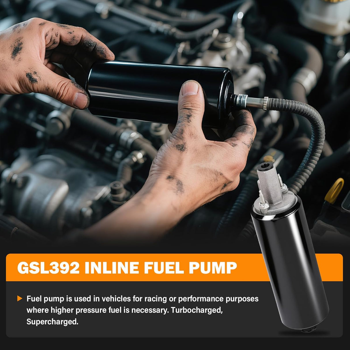 GM GEN III/IV LS 255LPH 58 PSI Returnless EFI Fuel System GSL392