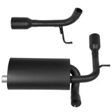 07+ Jeep Wrangler 2.0L/3.6L/3.8L JK/JL 2.5" Axle-Back Exhaust with 4" OD Tips
