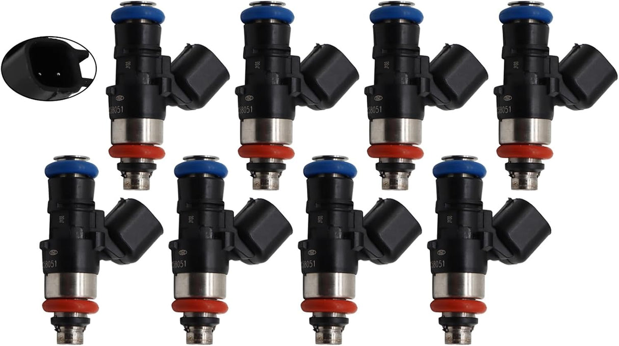 12576341 GM LS3/LS7/L76/L99 EV6/USCAR 42lb/hr Fuel Injector Set 
