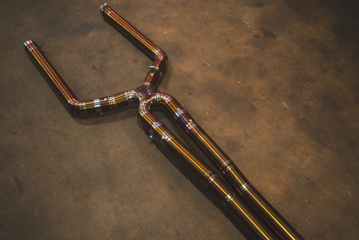 Valvetronic Designs® BMW M5 F90 Valved Titanium Cat-Back Exhaust with 4" OD Tips