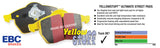 EBC 14+ Alfa Romeo 4C 1.75 Turbo Yellowstuff Front Brake Pads