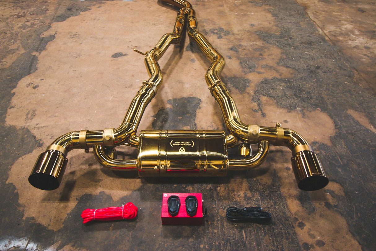 Valvetronic Designs® Toyota GR Supra A90/A91 Valved Sport Cat-Back Exhaust with 4" OD Tips