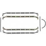 Fel-Pro 17991 Engine Oil Pan Gasket Set 18 Bolt Hole Multi Piece Gasket