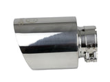 aFe Takeda Universal Exhaust Tip 2-1/2 IN Inlet x 4-1/2 IN Outlet x 7 IN L- Polished