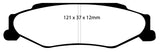 EBC 03-04 Cadillac XLR 4.6 Bluestuff Rear Brake Pads