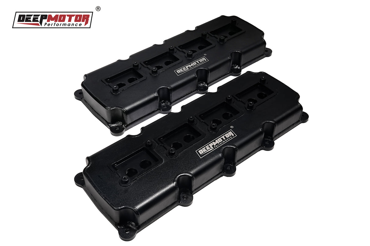 Deepmotor Fabricated Aluminum Valve Covers for Gen 3 III Hemi 5.7L 6.1L 6.4L