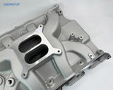 Deepmotor Aluminum Square Bore Dual Plane Intake Manifold for Ford 332 428 FE