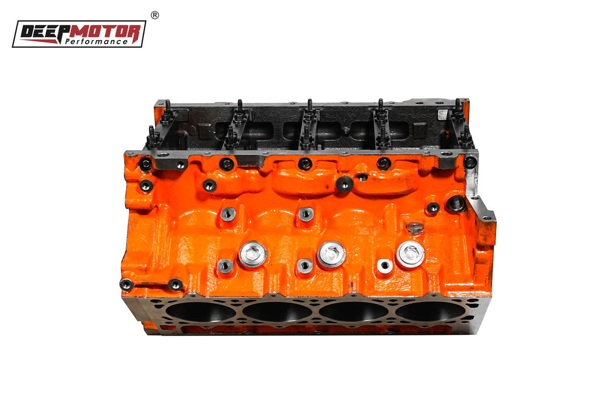 CNC machined Cast Iron Engine Block for LSX 4.000 Bore DH-9.240 6-Bolt Orange