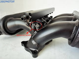GTR R35 VR38DETT Billet Intake Manifold W/ Fuel Rail for 09-UP Nissan Silver