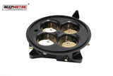 Deepmotor Billet Aluminum 2200 CFM 4 Barrel 4500 Dominator Throttle Body Black