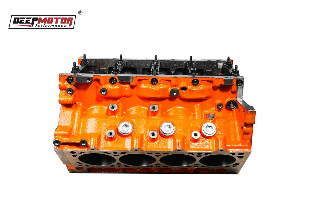 CNC machined Cast Iron Engine Block for LSX 4.000 Bore DH-9.240 6-Bolt Orange