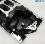 For Small Block Chevy SBC Vortec Dual Plane 350 383 Intake Manifold 1996-UP BLK