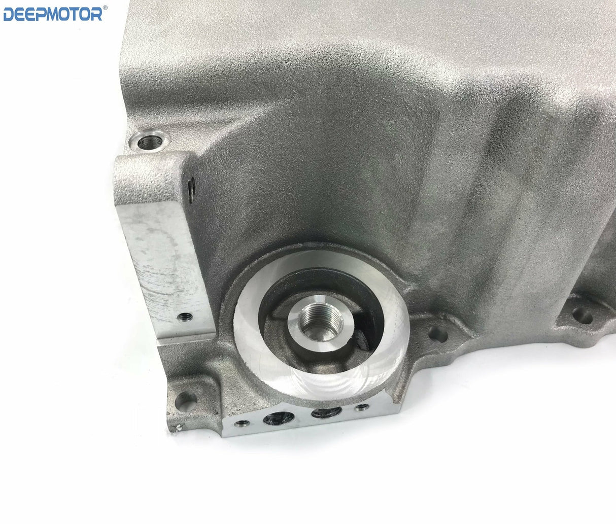 Deepmotor LS Retrofit  Rear Sump Oil Pan with Added Clearance &Turbo Drains