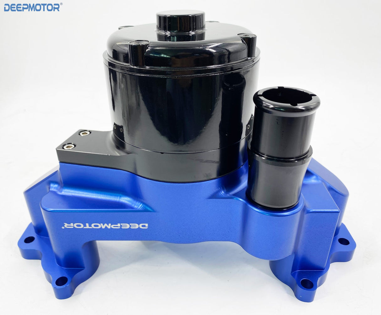 Deepmotor CNC LS LS1 LS2 LS3 LS6 6.0 Electric Water Pump Aluminum Black-Blue