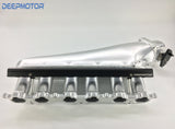 Deepmotor 1JZ GTE Billet Intake Manifold Fuel Rail 90mm Throttle Body Set +Cable