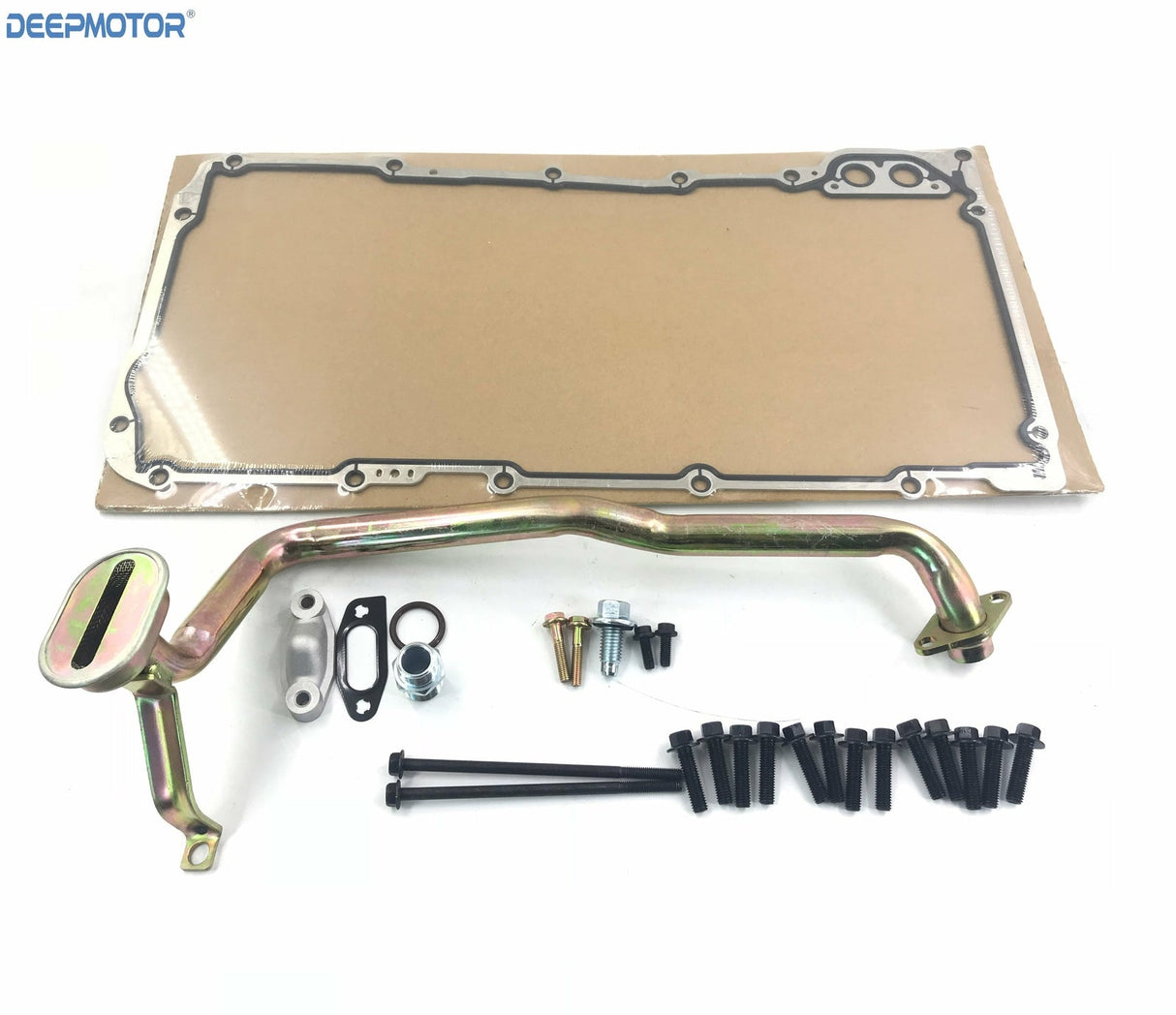 Deepmotor LS Retrofit  Rear Sump Oil Pan with Added Clearance &Turbo Drains